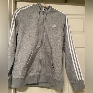 Trefoil Full Zip Hooded Sweatshirt